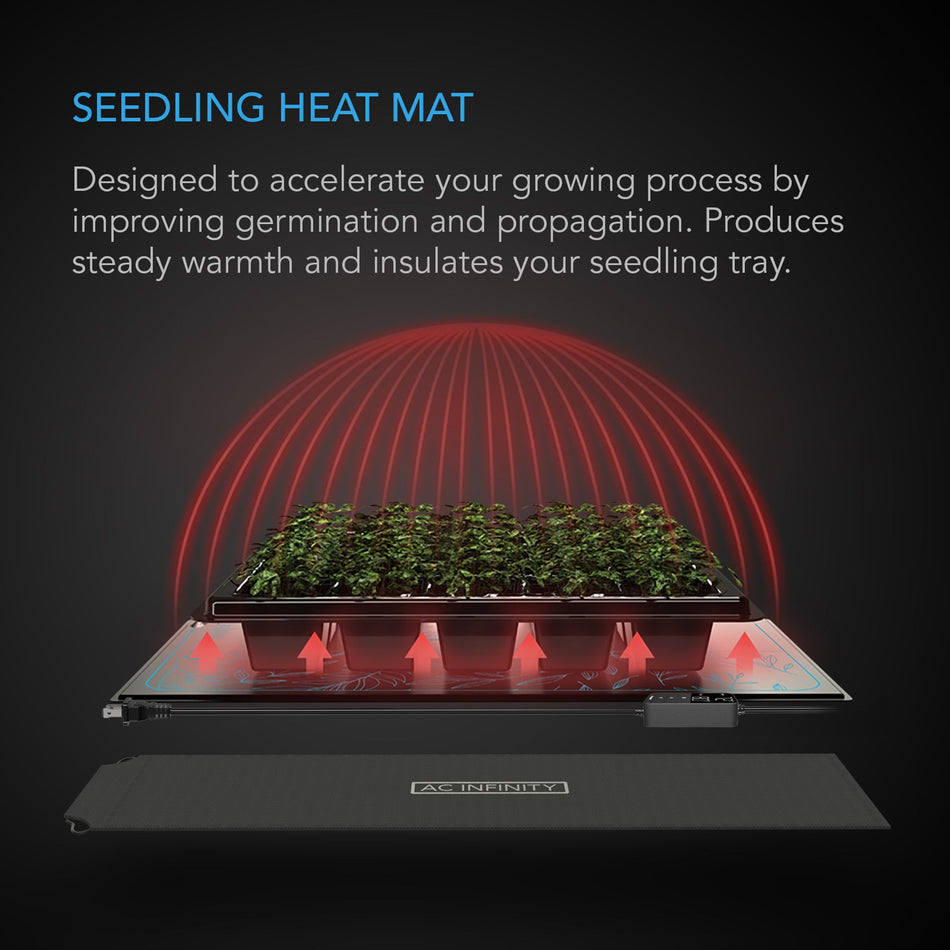 AC Infinity SUNCORE H3 Seedling Heat Mat, 10" X 20.75"