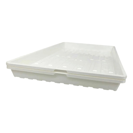 Bootstrap Farmer 1020 Shallow Extra Strength Microgreens Trays, White | No Holes