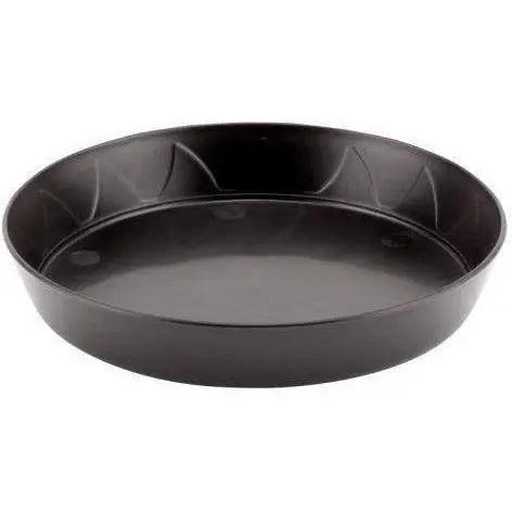 Gro Pro Heavy Duty Black Saucer, 6" | Case of 100