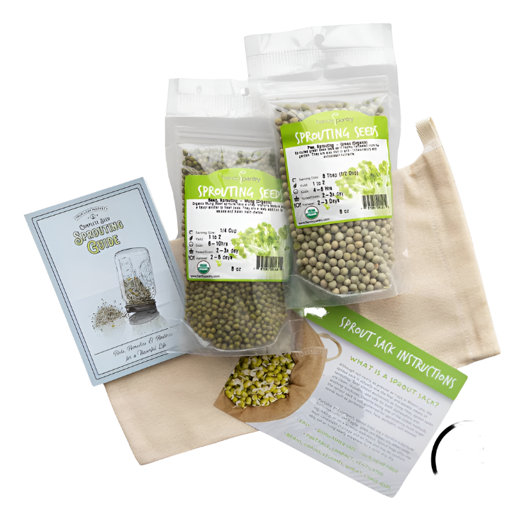 Handy Pantry Sprout Sack Kit Combo - Seed Sprouter Bag