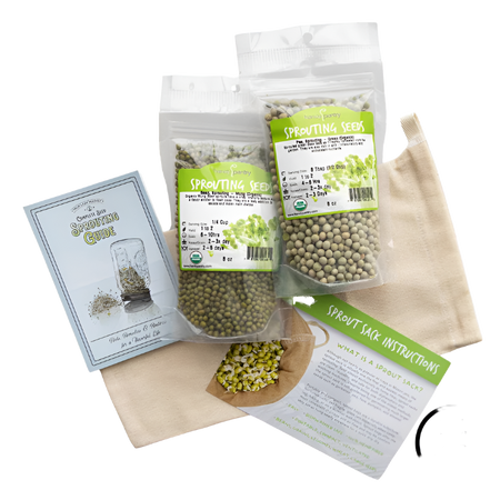 Handy Pantry Sprout Sack Kit Combo - Seed Sprouter Bag