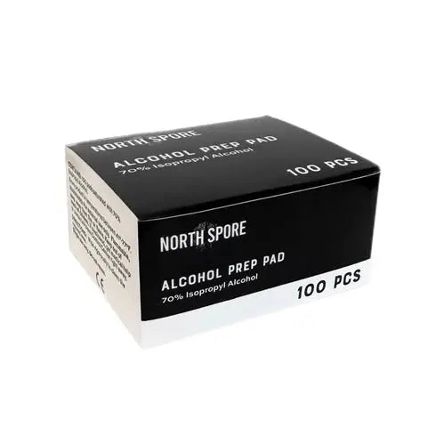 NORTH SPORE 70% Isopropyl Alcohol Prep Pads (100 ct)