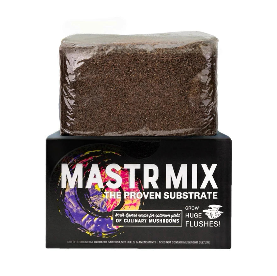 NORTH SPORE Mastr Mix Sterile Soyhull & Hardwood Bulk Substrate, 5lb