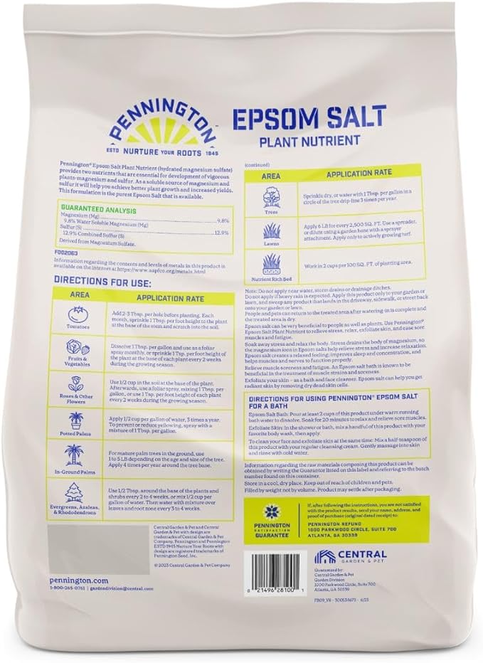 Pennington Epsom Salt Plant Nutrient, 7 lb